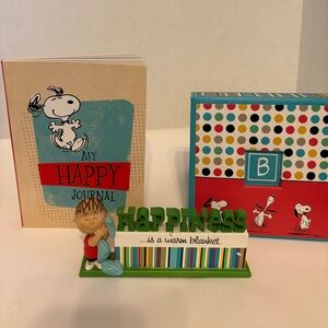 Hallmark Snoopy Journal, Notepad & Desk Decor